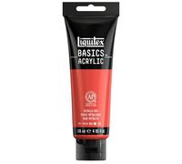 Liquitex Acrilico Basics - Tubo di Pittura Acrilica, Rosso Metallizzato, 118 ml