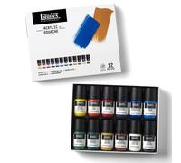 Liquitex Acrilico Guazzo Pittura Essentials Colori Set 12 X 22ml