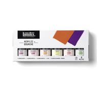 Liquitex Acrilico Guazzo Pittura Lampade Fluorescenti Set 6 X 59ml
