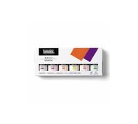 Liquitex Acrylic Gouache - Colore Acrilico Effetto Gouache - 6 Flaconi da 59 ml - Set Fluorescenti