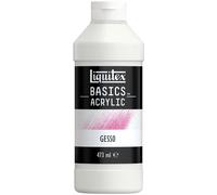 Liquitex Basics Acrilico Gesso Primer, Bianco, 473ml