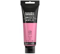Liquitex Basics Acrylic, 1046048, Colore Acrilico, Rosa (Rose Pink), 118 Ml (Confezione Da 1)