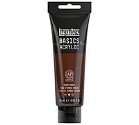 Liquitex Basics Acrylic, 1046128, Colore Acrilico, Marrone (Terra D'Ombra Bruciata), 118 Ml (Confezione Da 1)