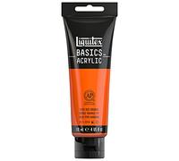 Liquitex Basics Acrylic, 1046620, Colore Acrilico, Rosso Arancio Vivo, 118Ml