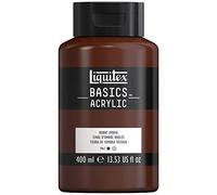 Liquitex Basics Acrylic, 220723, Colore Acrilico, Marrone (Terra D' Ombra Bruciata), 400Ml