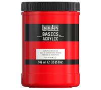 Liquitex Basics Acrylic, 4332151, Colore Acrilico, Rosso Cadmio Medio Imit, 946Ml