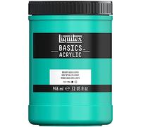 Liquitex Basics Acrylic, 4332660, Colore Acrilico, Verde Acqua Brillante, 946Ml