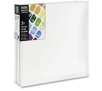 Liquitex Basics set da 3 tele per pittura bianche - 40x40cm