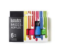 Liquitex Basics - Set di 6 Tubi da 22 ml - Colori Fluorescenti