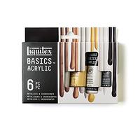 Liquitex Basics - Set di 6 Tubi da 22 ml - Colori Metallici