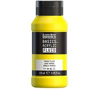 Liquitex BASICS - Vernice acrilica fluida da 118 ml, colore: giallo primario