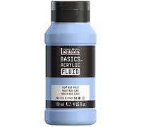 Liquitex BASICS Vernice acrilica fluida, flacone da 118 ml, azzurro viola