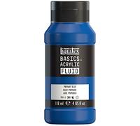 Liquitex BASICS - Vernice acrilica fluida, flacone da 118 ml, blu primario