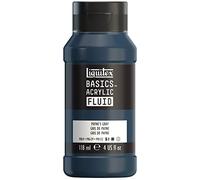 Liquitex BASICS - Vernice acrilica fluida, flacone da 118 ml, colore: grigio Paynes