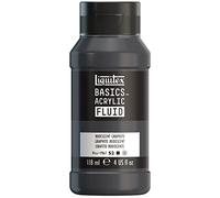 Liquitex BASICS - Vernice acrilica fluida, flacone da 118 ml, grafite iridescente