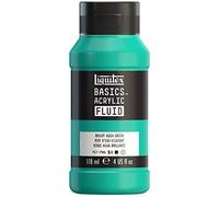 Liquitex BASICS - Vernice fluida acrilica, flacone da 118 ml, colore: verde acqua brillante