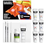 Liquitex Heavy Body - Set Per Principiante (6X22 ml, 1X59 ml, 1X118ml + Accessori)