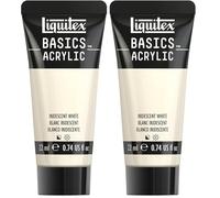 Liquitex LQX ACRILICO BASICS 22ML BIANCO IRIDESCENTE (Confezione da 2)