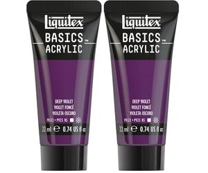 Liquitex LQX ACRILICO BASICS 22ML VIOLA SCURO (Confezione da 2)