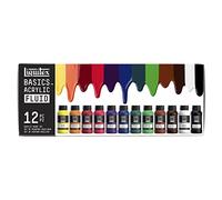 LIQUITEX LQX BASICS FLUID ASSORTIMENTO 12X118ML