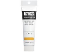 Liquitex WN1045235 Heavy Body - Colore Acrilico Professionale Denso, ad Alta Viscosità, Oro (Oro Satinato Iridescente), 59 ml
