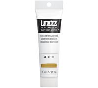 Liquitex WN1045237 Heavy Body - Colore Acrilico Professionale Denso, ad Alta Viscosità, Oro (Oro Anticato Iridescente), 59 ml