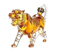 Liquor Decanter - 3D Tiger Shaped Glass Bottle Liquor Pourer