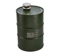 Liquor Flask, Beer Flagon, Stainless Steel Construction, 750ml Large Capacity, Ideal for Outdoor Travel and Camping Use, 3.74x5.31 Inches, Black Green Color, 1 Piece