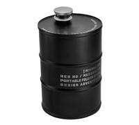 Liquor Flask, Beer Flagon, Stainless Steel Construction, 750ml Large Capacity, Ideal for Outdoor Travel and Camping Use, 3.74x5.31 Inches, Black Green Color, 1 Piece