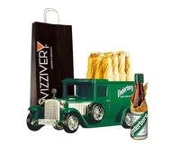Liquore Amaro Underberg - Box Camion Originale Underberg con 12 Bottigliette Mignon da 2cl Vol. 44% - Liquore Digestivo alle Erbe - Set da Collezione