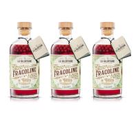 LIQUORE con FRAGOLINE DI BOSCO di Montagna e GRAPPA La Valdotaine 25% - 3 Bottiglie da 700ml -