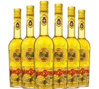 Liquore Strega Alberti | 40° Vol. 1 Litro | Confezione da 6 Bottiglie