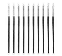 LIQWEI 10 pennelli professionali in silicone, strumenti professionali per scolpire colla, pennelli flessibili per dipingere con i numeri, strumenti per argilla, fai da te, artigianato, intaglio, opere