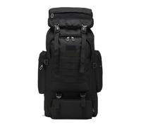 Liqzirtu Assault Pack - Zaini da caccia impermeabili e robusti da uomo, 80 l, grande zaino da trekking per escursioni all'aperto, campeggio, trekking, caccia, Nero, Se référer au descriptif