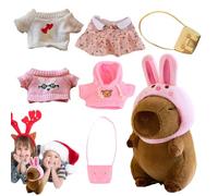 Liqzirtu Cuscino di peluche carpincho - Peluche carpincho grande e tenero | Cuscino per cuscino, bambola gigante, peluche per cosplay, peluche soffice e tenero, regalo di compleanno unisex