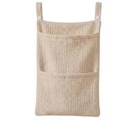 Liqzirtu Diaper Caddys Organizer, Cotton Crib Storage Bag, Large Capacity