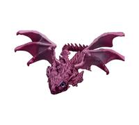 Liqzirtu Drago giocattolo, giocattoli per draghi per bambini, Figurina del drago volante realistico, Descrizione del desktop per la casa, artigianato creativo per il desktop o un mobile per libreria