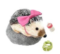 Liqzirtu Giocattolo Riccio - Riccio 13cm, Modello Animale Morbido | Riccio Realistico Silicone, Gioco Educativo Bambini, Riccio Per Viaggi E Casa, Divertente Animaletto Con Cuscino Per Prescolare