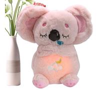Liqzirtu Koala Bear lenitivo - Peludo che animale, regolabile in modalità Macchina peluche portatile con luci musicali che respirano movimento per bambini che respirano che respirano animali da
