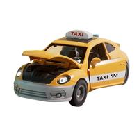 Liqzirtu Modello di auto da città, giocattolo per taxi NYC, rumore di luce, set da gioco per veicoli per bambini, da collezione, divertimento educativo durante la guida, giocattolo per attività