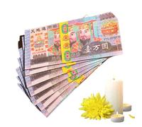 Liqzirtu Moneta di Carta Joss rituale Cinese - Spirit Money to Burn, Utensili sacrificali per Qingming e combustione Fantasma Senza Tracce, incontra Usi sacrificali orientali mantenendo gravi Pulizie