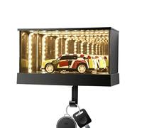 Liqzirtu Supporto per chiavi da garage - Gancio per chiavi auto, organizzatore da parete, scaffale decorativo infinito | Portachiavi per amanti di auto, uomini, porte, appartamenti, ufficio