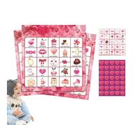Liqzirtu Valentine's Gathering Cards Game - Set di carte da gioco di San, Multi -Player Valentine's Day Card Game | Eventi a tema per le attività familiari gioco di carte per bambini, adulti