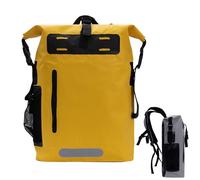 Liqzirtu Zaino impermeabile per escursionismo - Zaino scuola casual per studenti delle scuole secondarie nautiche 25 l con chiusura a rullo per escursionismo fotografia kayak campeggio appassionati