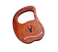 Lira Arpa 19 Corde Scatola di Risonanza per Arpa in Legno con Chiave per Accordatura 3 Pezzi Picks Strumenti a Corda