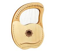 Lira Arpa in legno professionale folk classica arpa lira tradizionale per principianti arpa strumento a corda (colore: 19 corde stile 1)