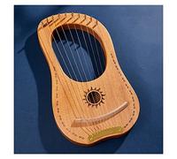 Lira Arpa in legno professionale folk classica arpa lira tradizionale per principianti arpa strumento a corda (colore: 10 corde stile 1)
