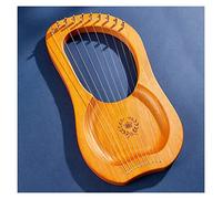 Lira Arpa in legno professionale folk classica arpa lira tradizionale per principianti arpa strumento a corda (colore: 10 corde stile 4)