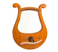 Lira greca a 19 corde con simboli fonetici intagliati, perfetta per gli amanti della musica e i principianti, ideale per imparare la musica tradizionale