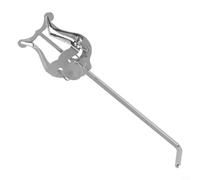 Lira portatile da marcia per la pratica della tromba | Struttura in metallo, lunghezza 29 cm, clip sicura, resistente alla ruggine, uso di lunga durata